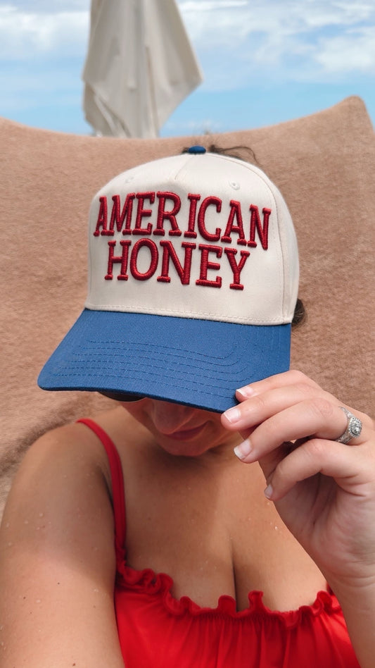 American Honey Embroidered Hat