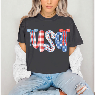 USA Preppy Graphic Tee