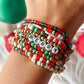 Ho Ho Ho Beaded Bracelet