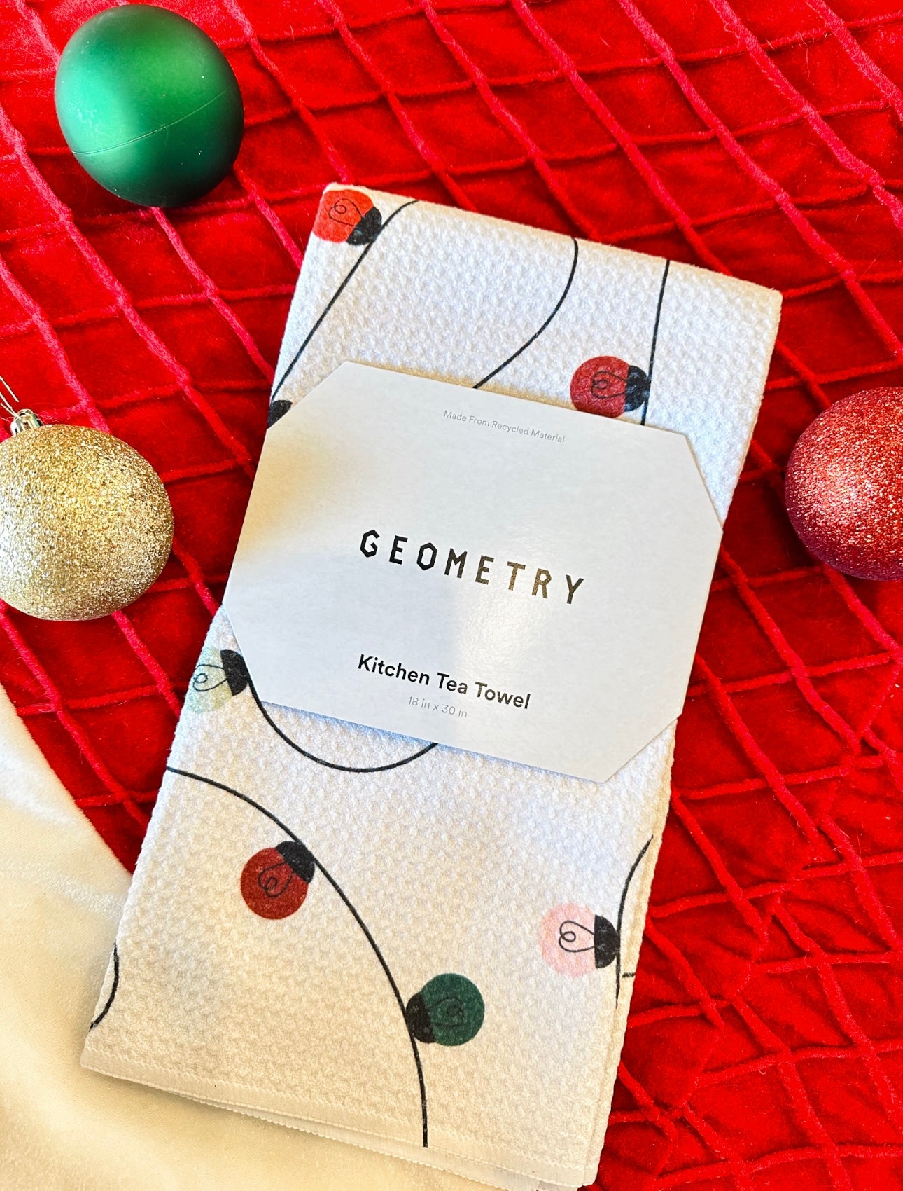 Geometry Tea Towel