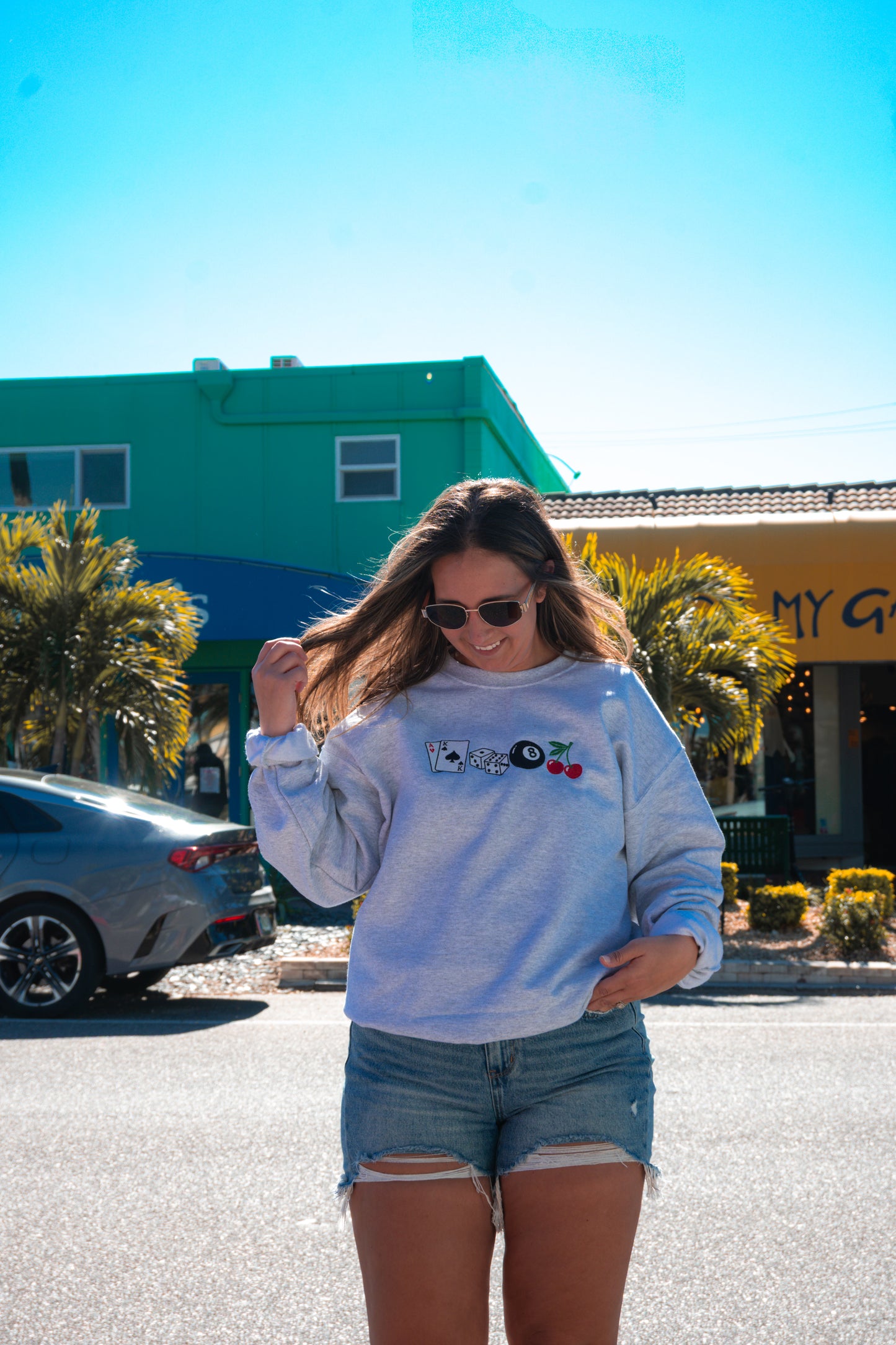 The Gambler Embroidered Sweatshirt