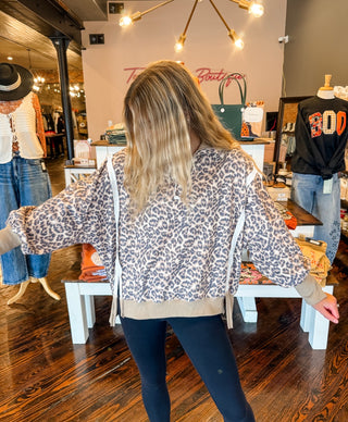 Untamed Leopard Pullover