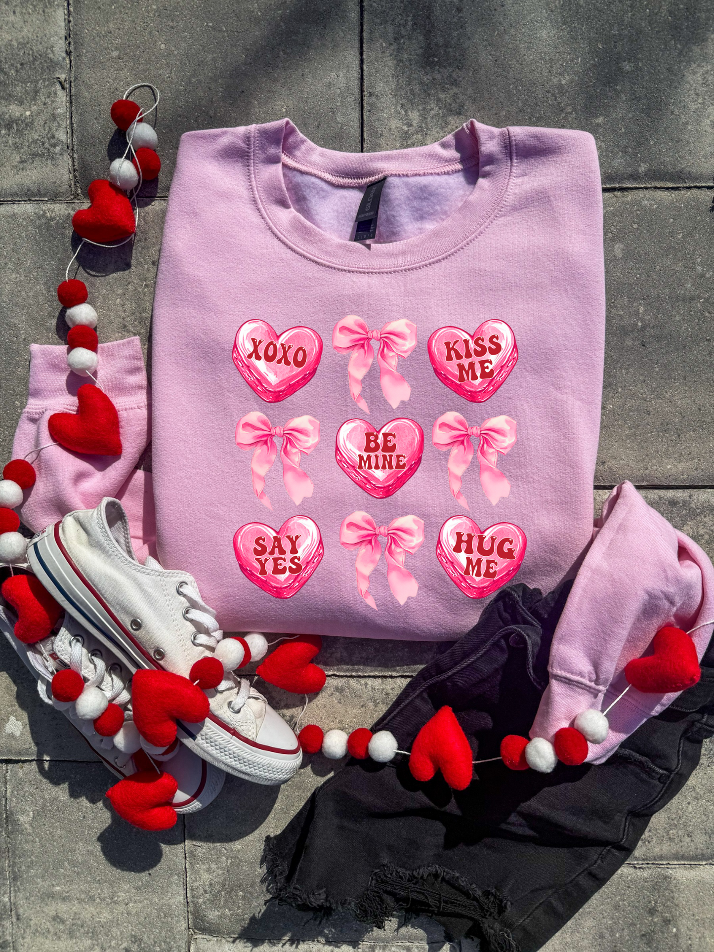 Candy Heart Graphic Tee/Sweatshirt