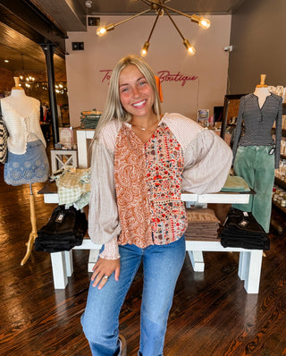 Sunset Petals Blouse