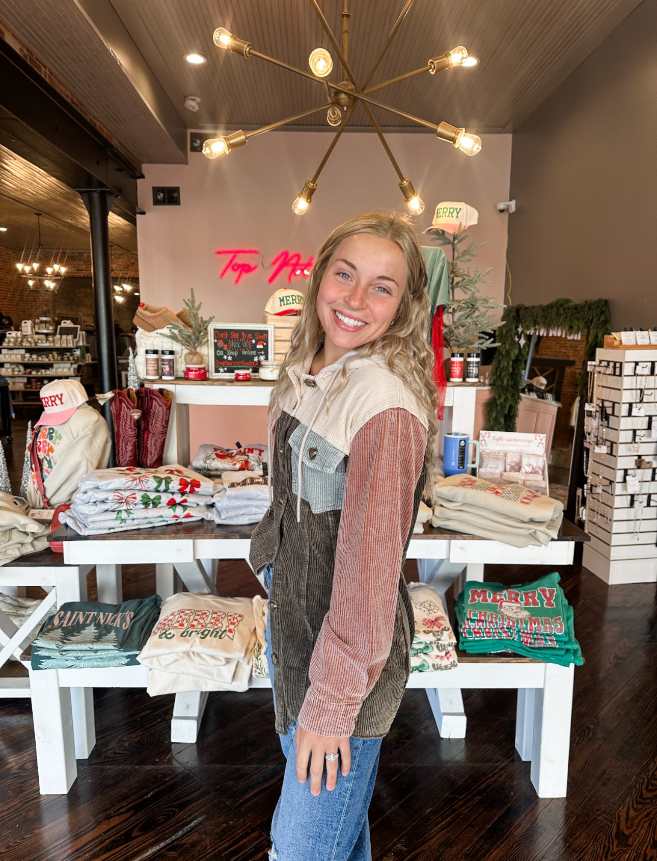 Olive Corduroy Hoodie