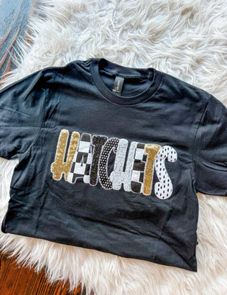 School Spirit Sequin Patch Tee
