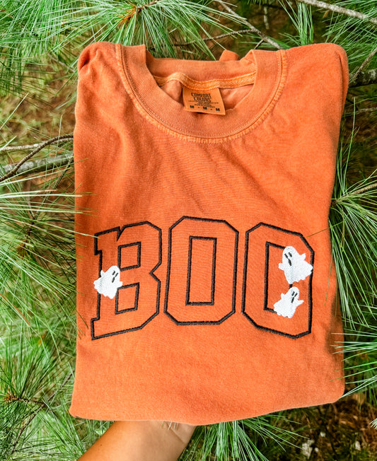 Boo Embroidered Tee