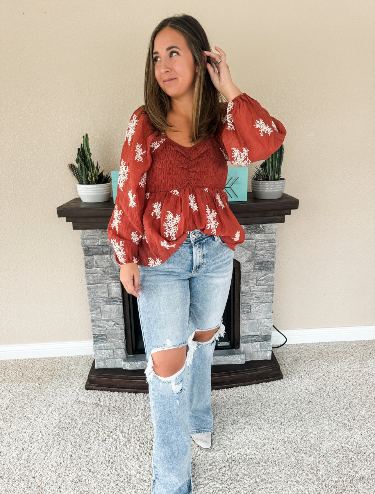 Ella Embroidered Blouse