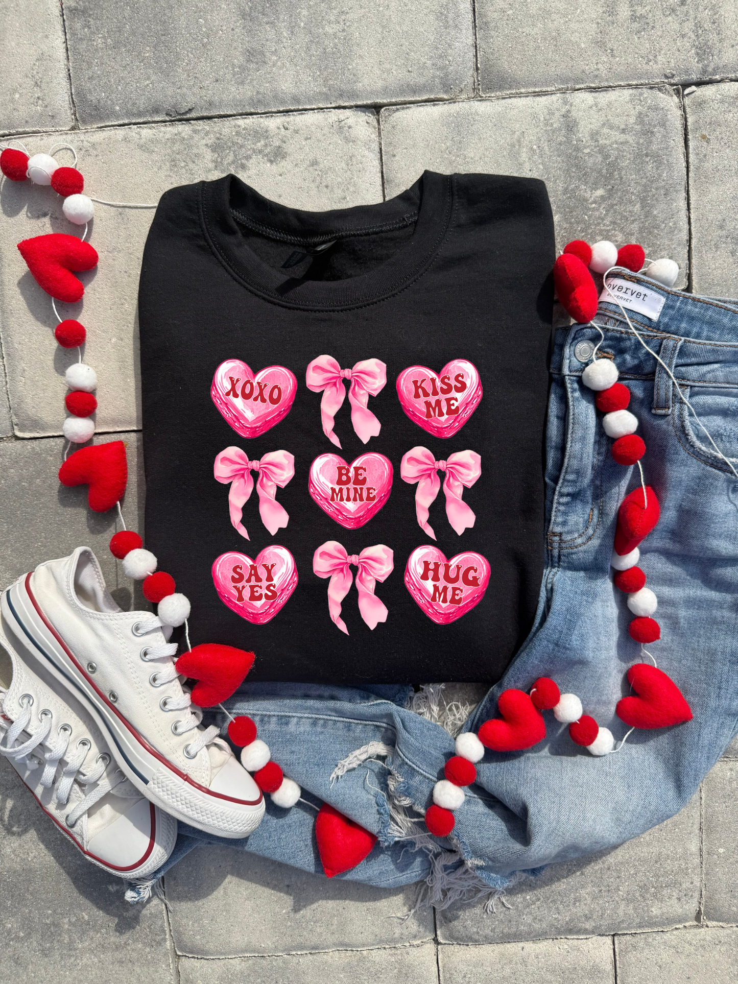 Candy Heart Graphic Tee/Sweatshirt