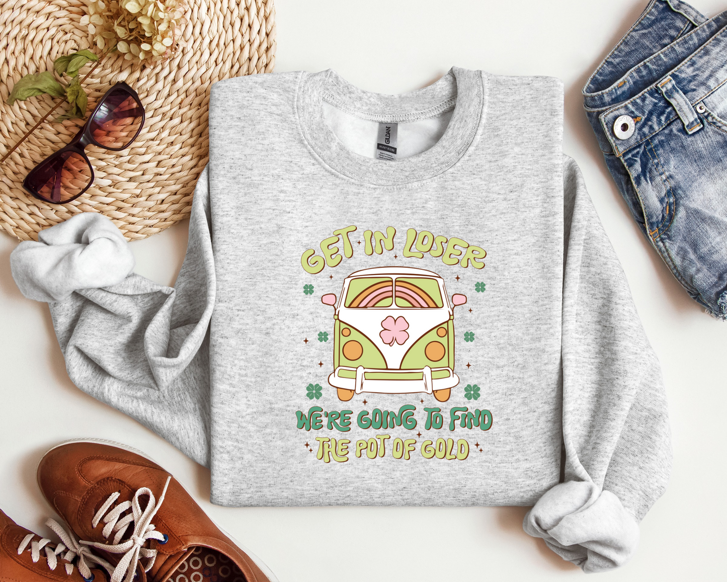 Pot of Gold St. Patrick’s Day Crew/Tee