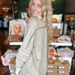 2-Toned Oversized V-Neck