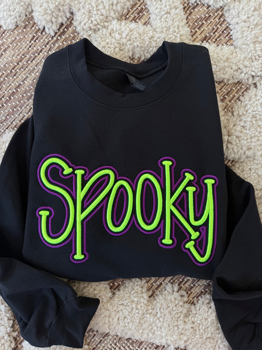 3D Spooky Halloween Embroidery