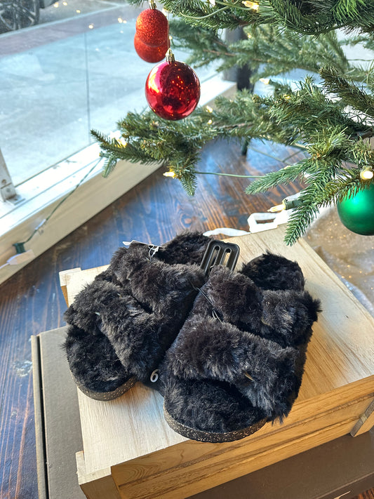 Fuzzy Sandal Slippers