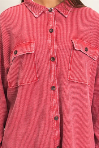 Weekend Waffle Button Down