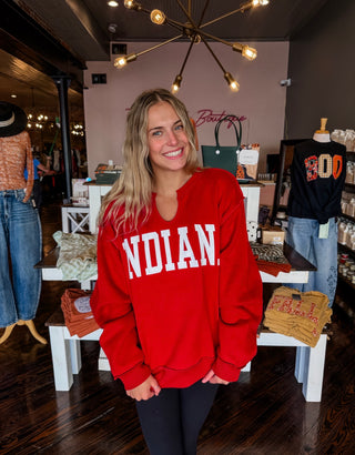 Reversible Varsity Indiana Sweatshirt