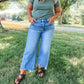 Step Up High Crop Jeans
