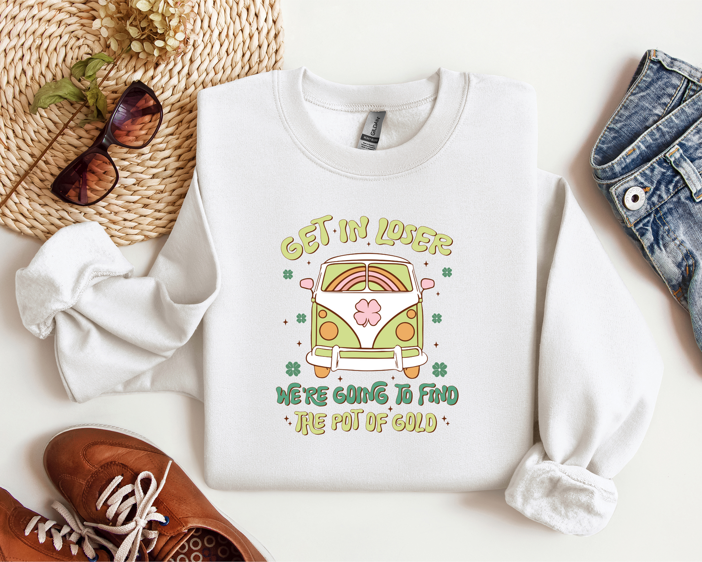 Pot of Gold St. Patrick’s Day Crew/Tee