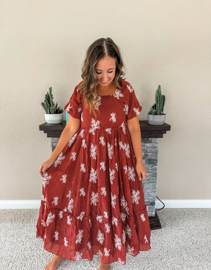 Ella Embroidered Maxi