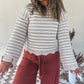 Textured Lines Sweater