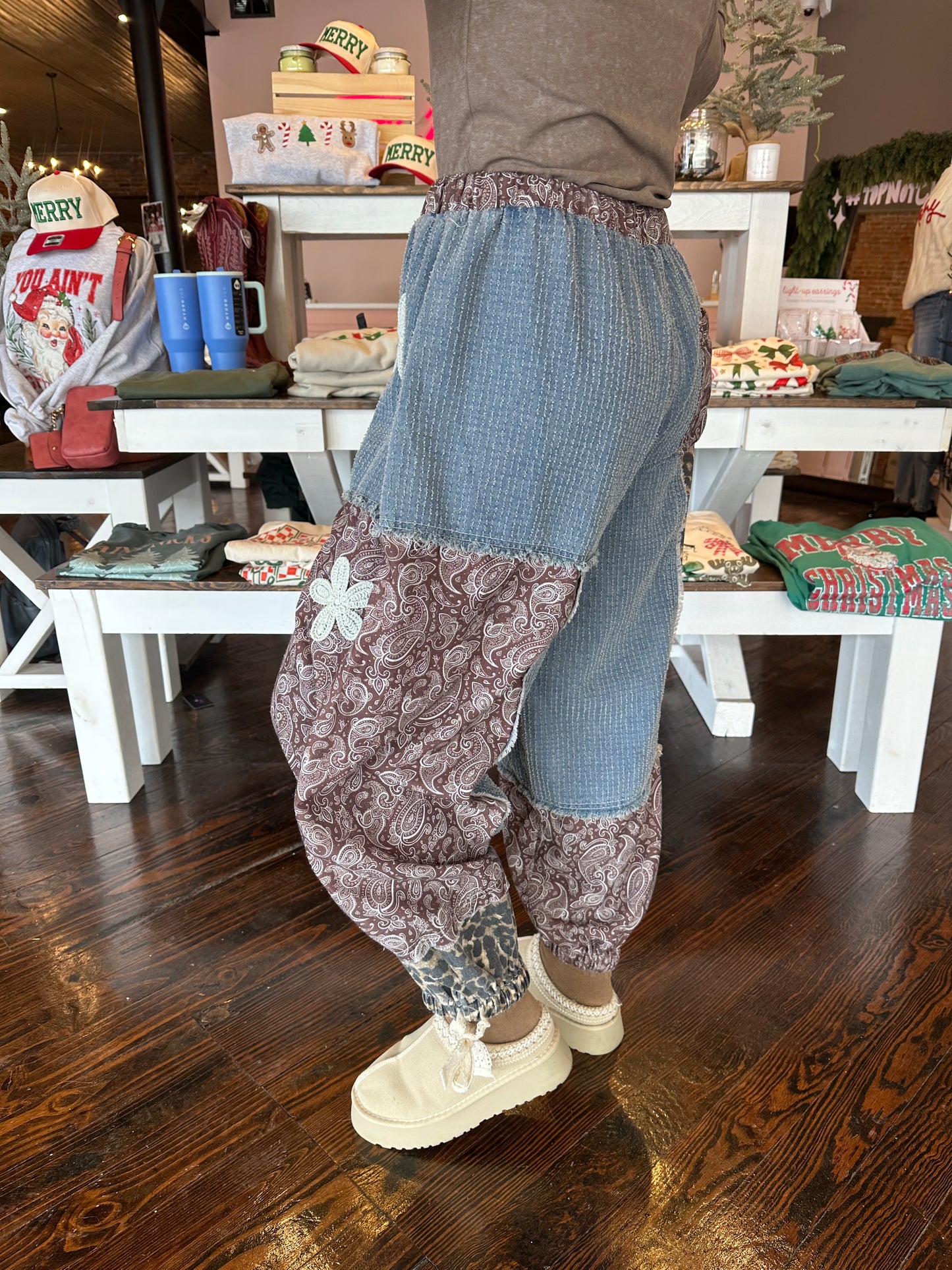 Leo Patchwork Pants