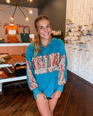 Turquoise Trails Hoodie