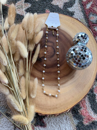 Opaline Pearl Necklace