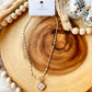 Rhinestone Rose Necklace