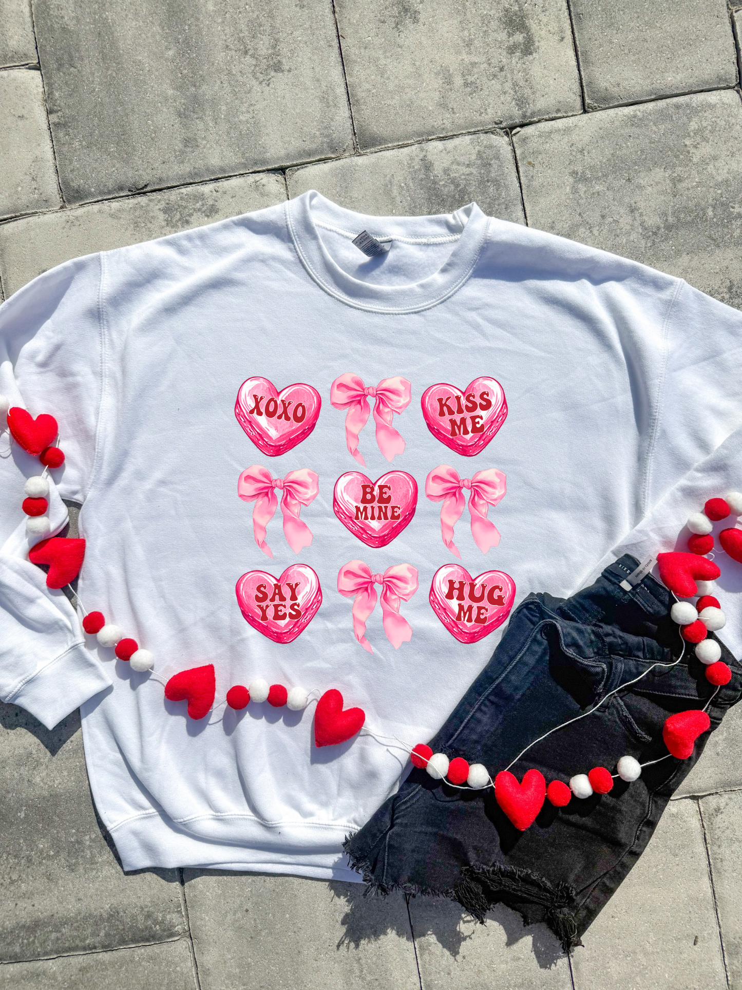 Candy Heart Graphic Tee/Sweatshirt