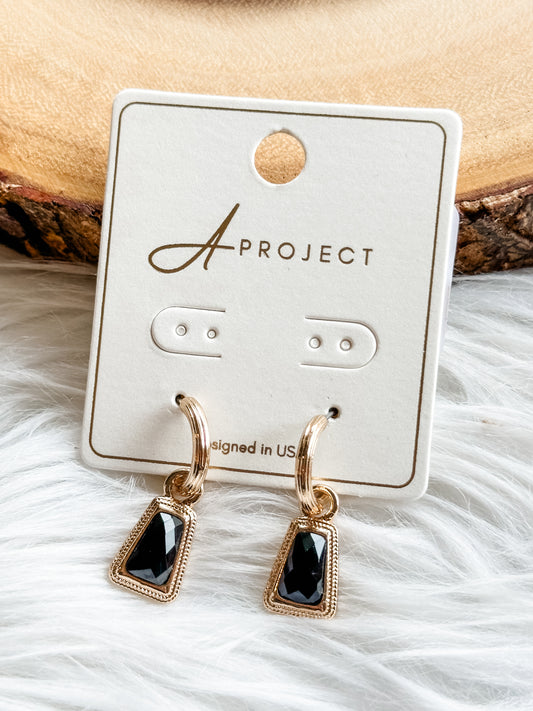 Midnight Stone Earrings