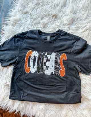 School Spirit Sequin Patch Tee
