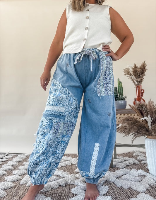 Boho Bloom Joggers