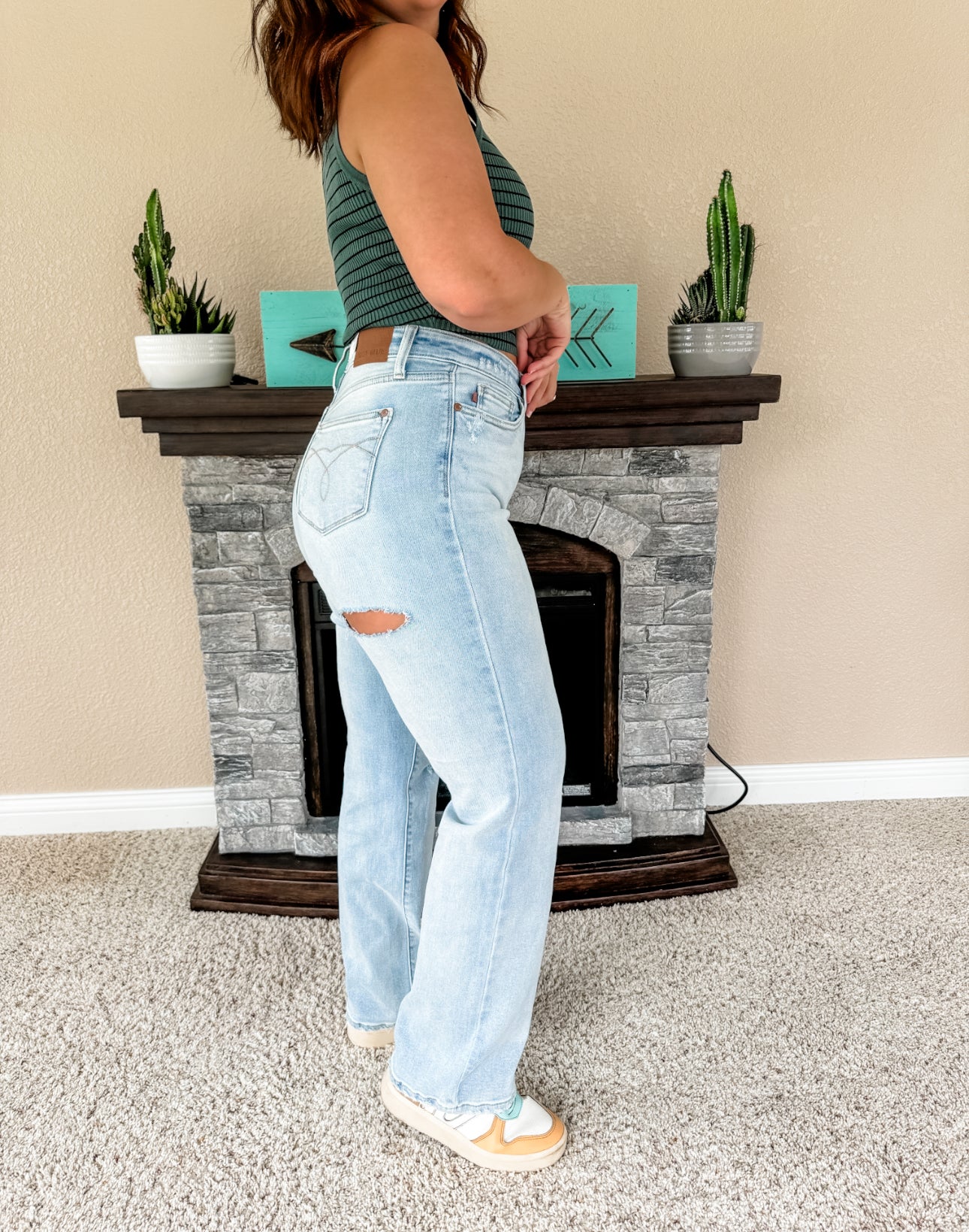 Judy Blue Destroy Back Rip 90s Jeans