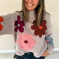 Knit Flower Sweater