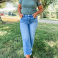 Step Up High Crop Jeans