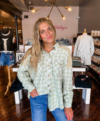Sagebrush Waffle Flannel