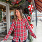 Scarlet Ridge Flannel Top