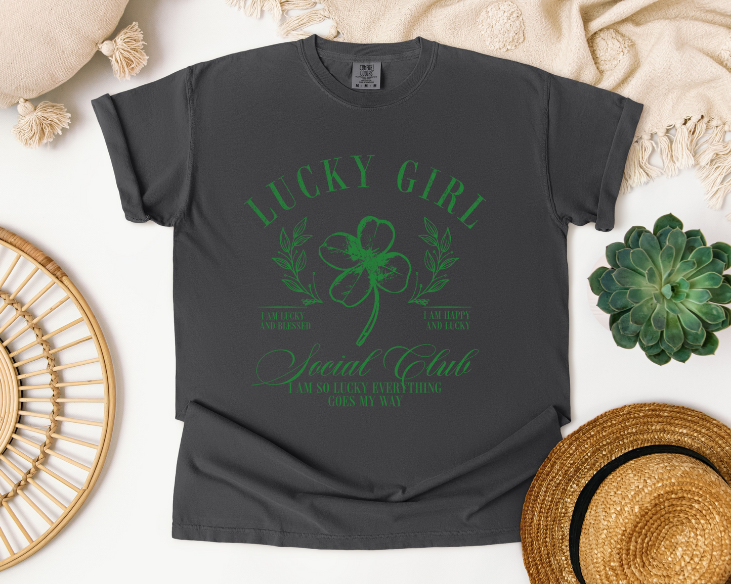 Lucky Girl Social Club St. Patrick’s Day Crew/Tee