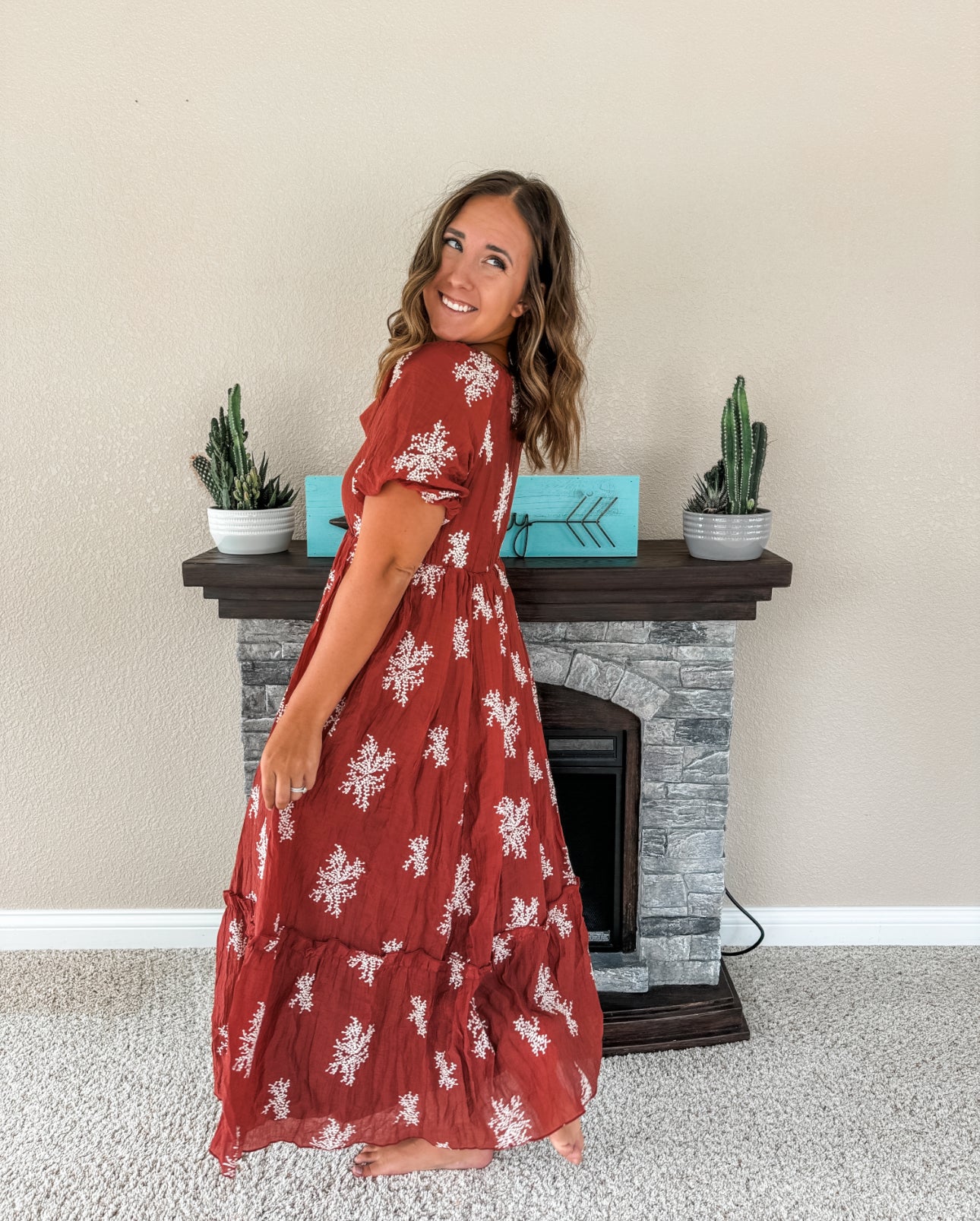 Ella Embroidered Maxi