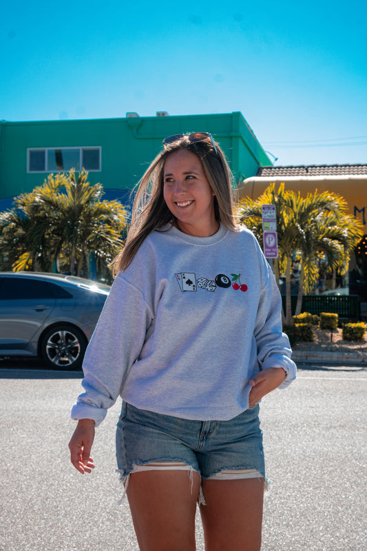 The Gambler Embroidered Sweatshirt