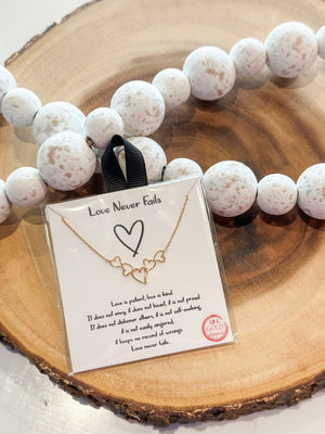 Love Never Fails Necklace