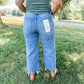 Step Up High Crop Jeans