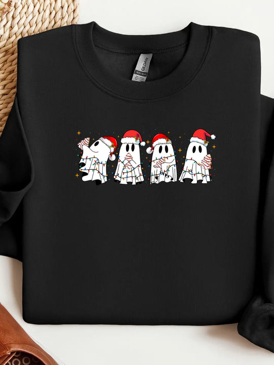 Christmas Ghost Graphic Tee/Crew