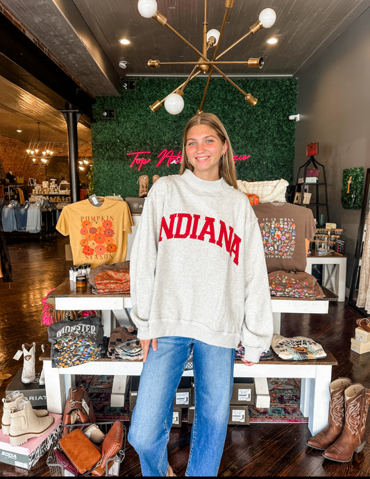 Indiana Reversible Crewneck