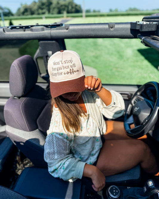 Running On E Embroidered Hat