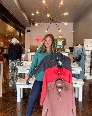 Luxe Snap Pullover by Top Notch