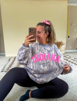 Indiana Camo Embroidered Mockneck