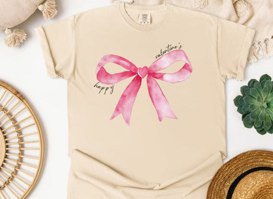 Valentines Bow Graphic Tee/Sweatshirt