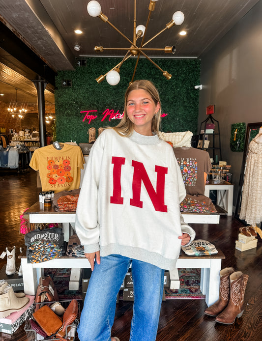 Indiana Reversible Crewneck