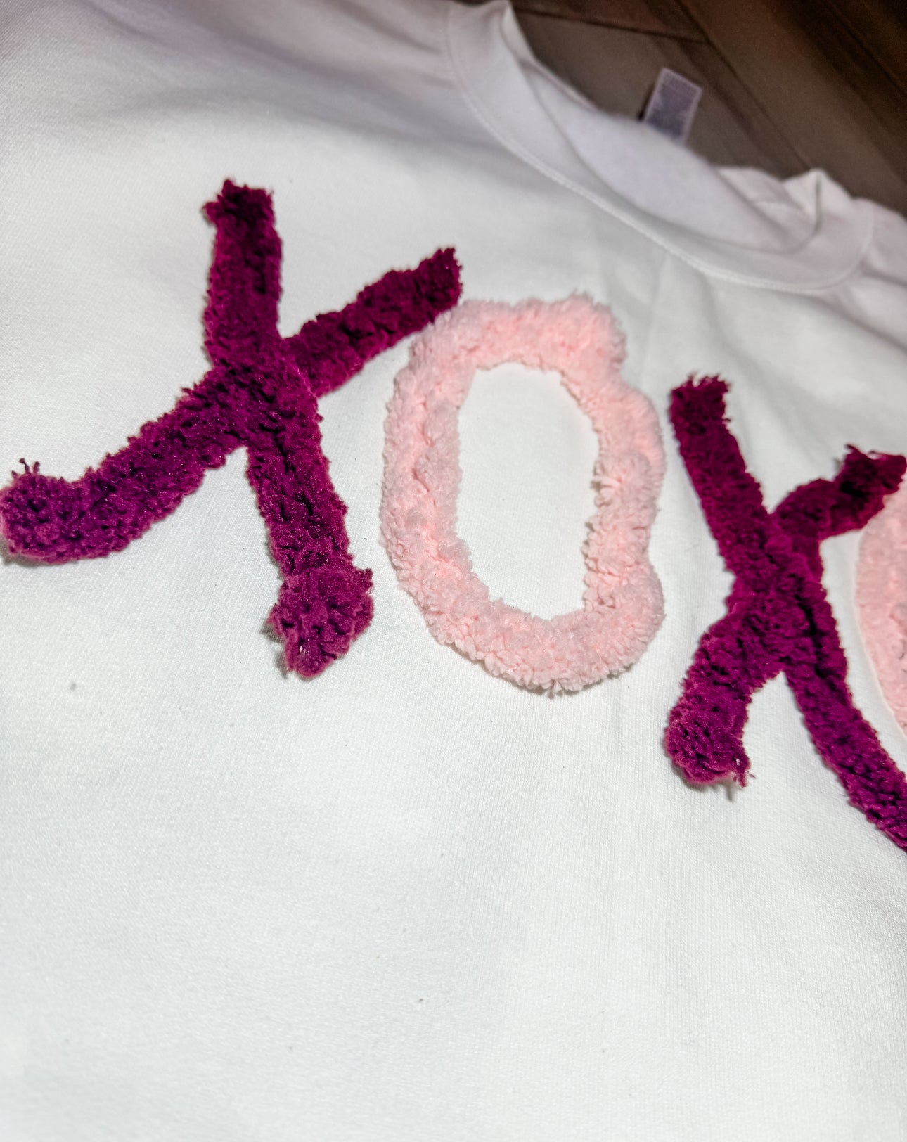 XOXO Chenille Sweatshirt