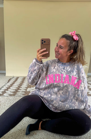 Indiana Camo Embroidered Mockneck